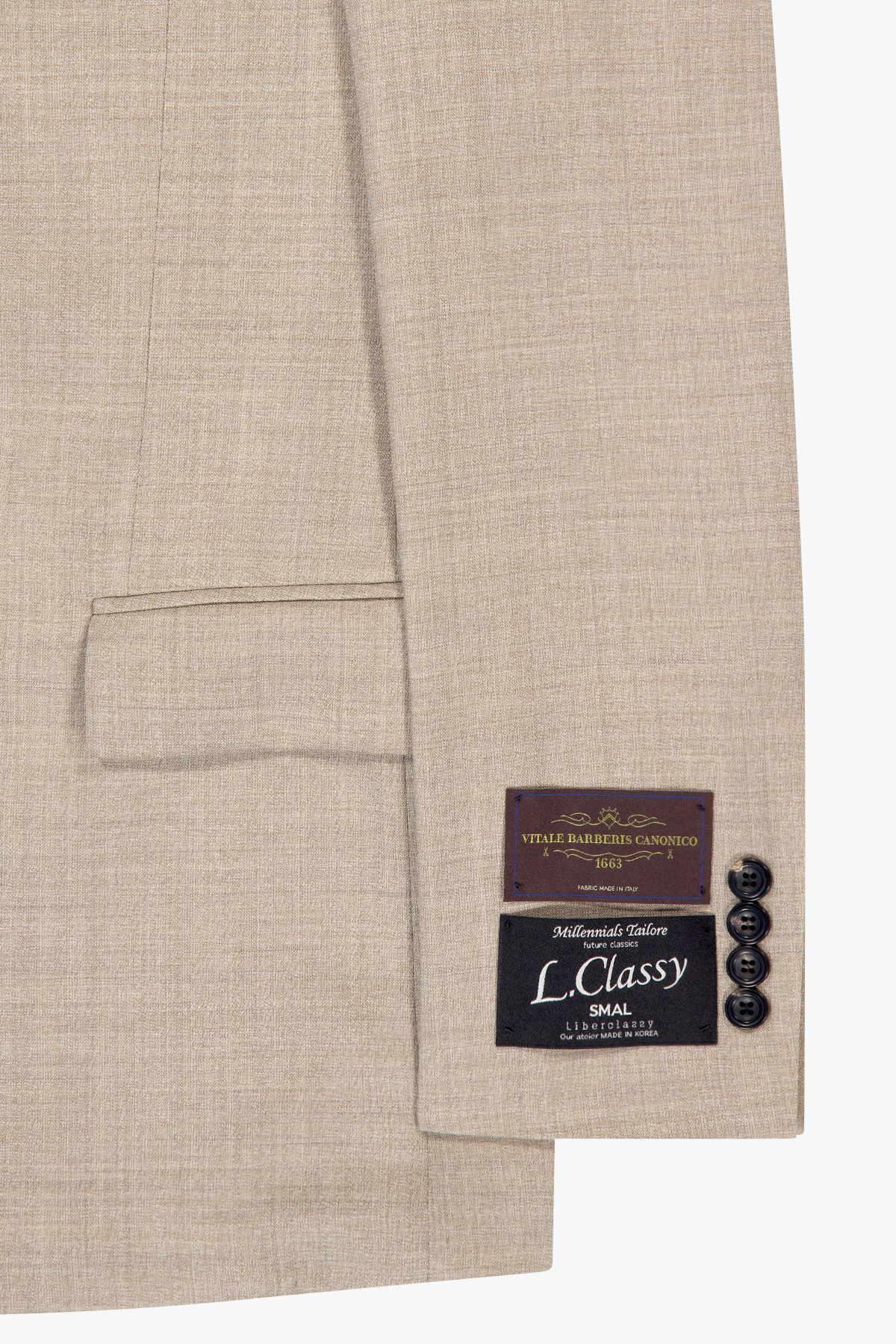 ����Ŭ����, [26SS] LMM11728 SMAL LINE (3 PIECE SUIT), ������ �����ö��̶��̴� ��ġƮ���� ����ư �̱� ��Ʈ