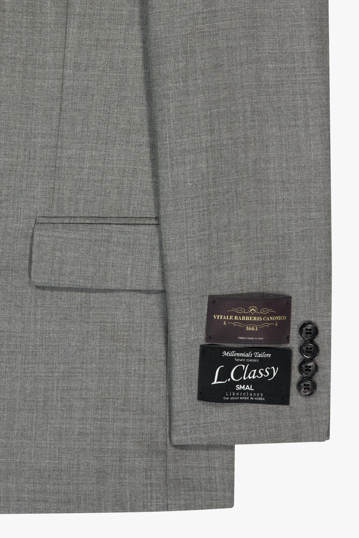 ����Ŭ����, [26SS] LMM11729 SMAL LINE (3 PIECE SUIT), ������ �����ö��̶��̴� ��ġƮ���� ����ư �̱� ��Ʈ