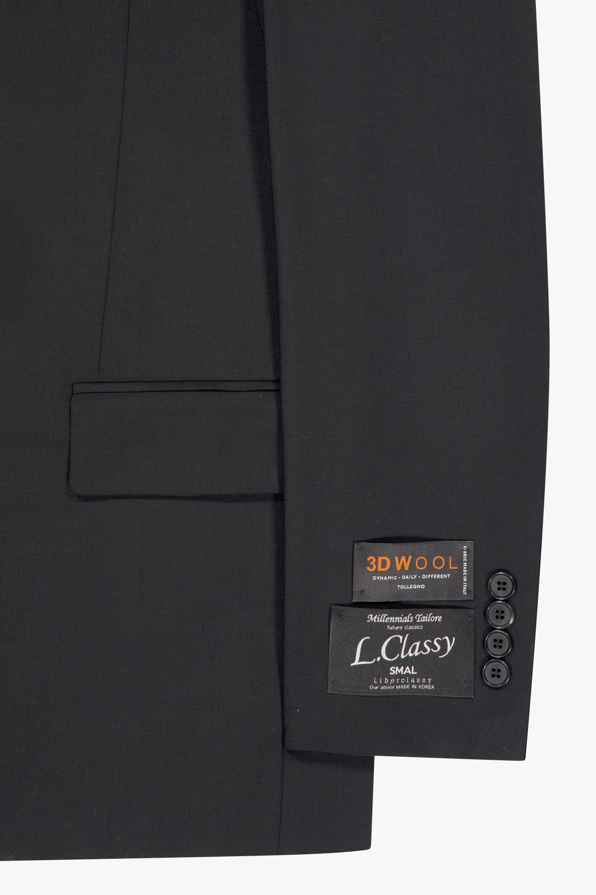 ����Ŭ����, [26SS] LMM11733 SMAL LINE (3 PIECE SUIT), ������ �������̴� ��ġƮ���� ����ư �̱� ��Ʈ