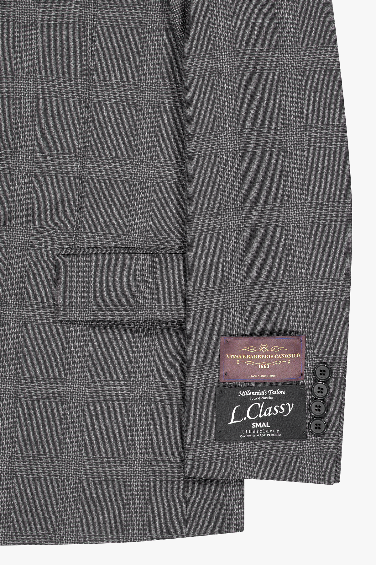 ����Ŭ����, [26SS] LMM11734 SMAL LINE (3 PIECE SUIT), ������ �������̴� ��ġƮ���� ����ư �̱� ��Ʈ
