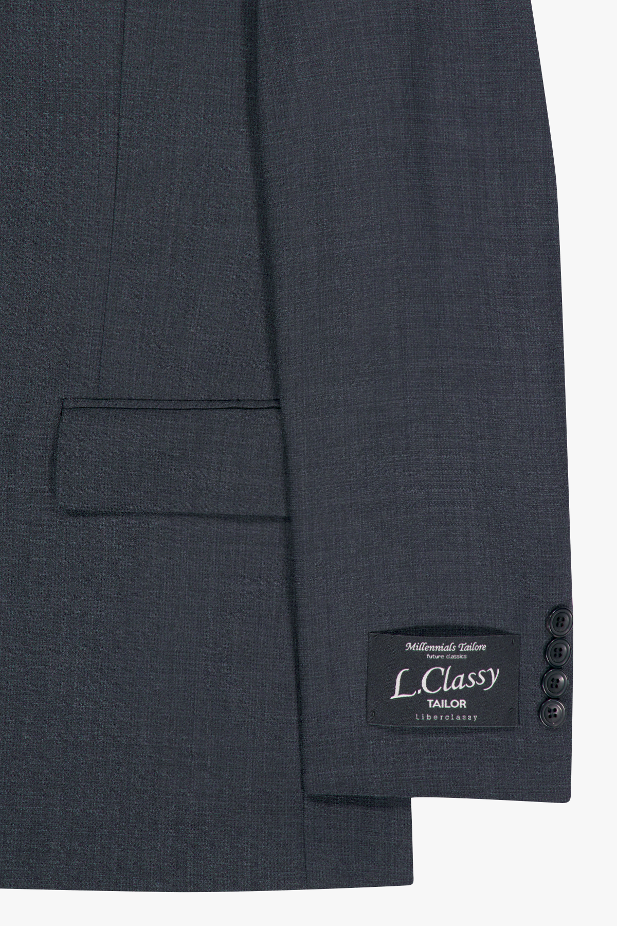 ����Ŭ����, [26SS] LMM11770 TAILOR LINE, ���Ϸ����� �������̴� ��ġƮ���� ����ư �̱� ��Ʈ